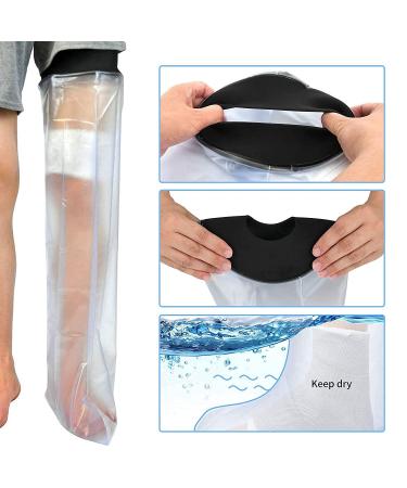 yuoseg Waterproof Cast Shower Cover Leg for Adults Foot and Lower Leg Cast Wounds Protector Showering Bath Accessories - Buy Online on SooperMarket.com