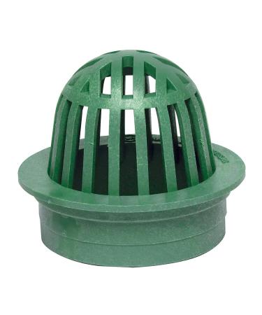 Storm Drain FSD-040-A Plastic Atrium Drain Grate 4-in. - Green