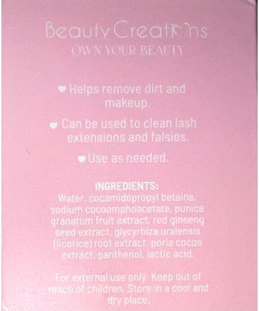 Buy Beauty Creations Lash Shampoo - Gentle Cleansing for Lashes | International Shipping Available - Buy Online on SooperMarket.com