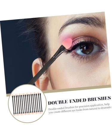 BELLIFFY 30pcs Disposable Eye Shadow Stick Long Handle Eyeshadow Brush Eye Makeup Applicator Tool Plastic - Buy Online on SooperMarket.com