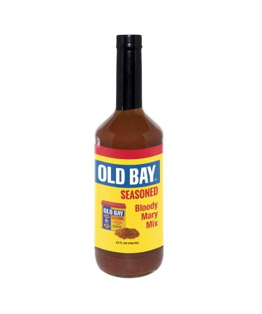 Old Bay Seasoned Bloody Mary Drink Mix, Gluten Free, All Natural, Low Sugar, Low Calorie, 32 oz, Case of 2