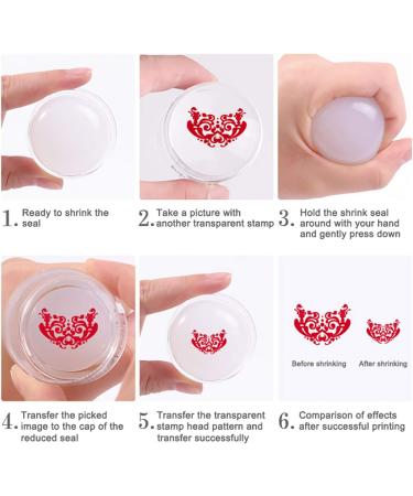 Jiulory Silicone Jelly Stamper Set for DIY Gel Nail Art - Dual-end Nail Stamping Kit with Scrapers - French Tip Manicure Tools - Buy Online on SooperMarket.com
