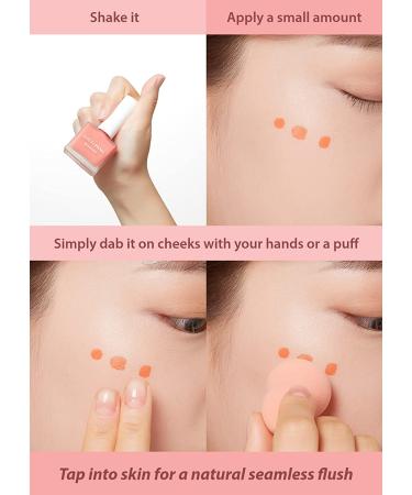A'PIEU JUICY-PANG WATER BLUSHER (PK04) - Dewey Grapefruit Pearl | Moisturizing & Easy Blending K-Beauty Blusher - Buy Online on SooperMarket.com
