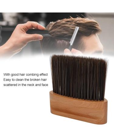 Professional Barber Neck Duster Brush Soft Nylon Hair Wodden Handle Hair Sweeping Brush Comfortable Grip Barber Accessories Suitable for Barbers Hair Stylist - Buy Online on SooperMarket.com