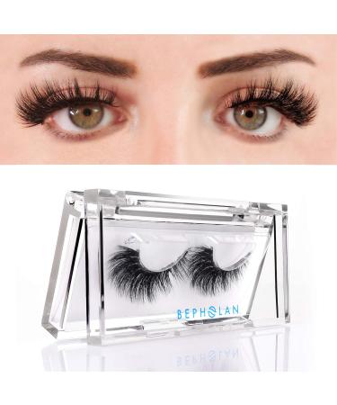 Lashes Mink Natural False Eyelashes - Bepholan Fake Eyelashes Natural Look Cat Eye Lashes Manga Eyelashes Fluffy XMZ010