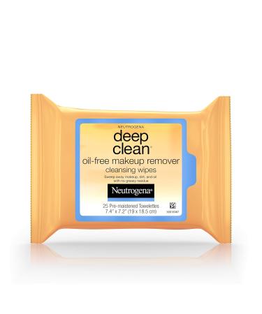 NEUTROGENA DEEP CLEAN OIL FREE MAKEUP REMOVER CLEANSING WIPES