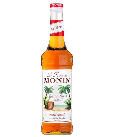 MONIN Premium Caribbean Syrup 700 ml for Cocktails and Mocktails. Vegan-Friendly Allergen-Free 100% Natural Flavours and Colourings Caribbean 700 ml (Pack of 1)