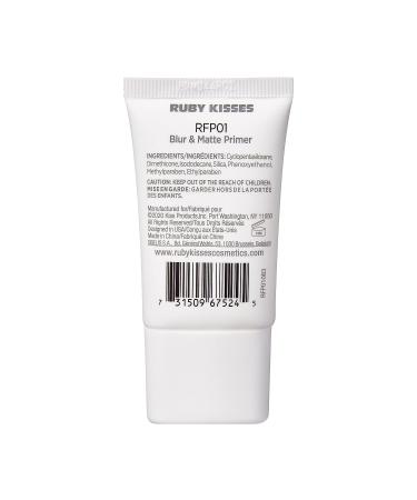 Ruby Kisses Matte Face Primer - Pore Minimizer & Shine Control for Oily Skin | Natural Matte Finish Makeup Base | Fills Pores & Fine Lines | Long-Lasting Freshness - Buy Online on SooperMarket.com