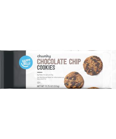 Amazon Brand - Happy Belly Chunky Chocolate Chip Cookies, 11.75 Ounce