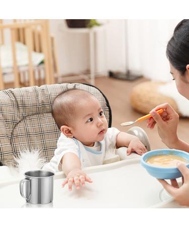VORCOOL Kids Stainless Steel Mug 3Pcs - Extra Small Tea Coffee Camping Mugs for Unbreakable Milk Drinking - Buy Online on SooperMarket.com