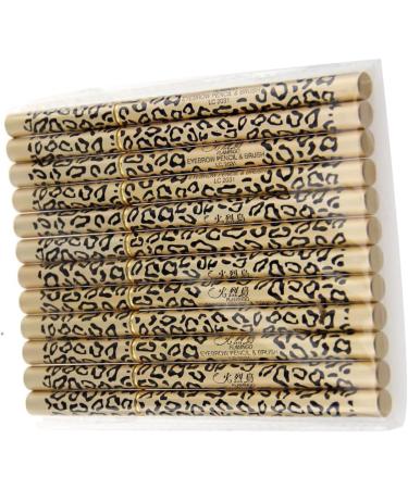 PLAFOPE Set 12pcs Eyebrow pencil black Eyebrow pencil with brush eyeliner Eyebrow pencil brush - Buy Online on SooperMarket.com
