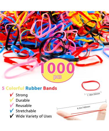 Elastic Hair Bands Kit with Hair Band Remover, Topsy Tail Tool, Clips, and Ties for Toddler Girls - Buy Online on SooperMarket.com