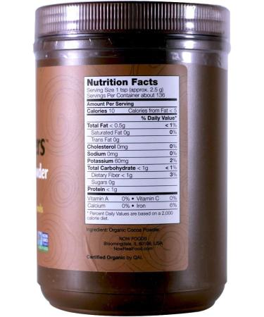 Now Foods Organic Cocoa Powder 12 oz - by Now Foods - Buy Online on SooperMarket.com