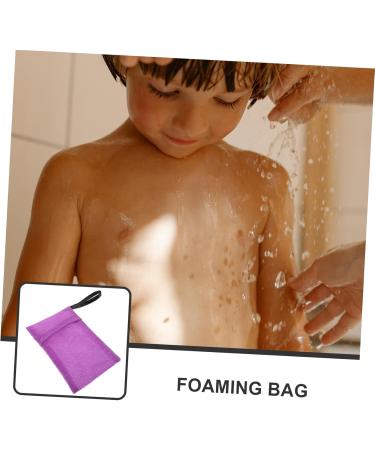 FOMIYES Bath Bag Shampoo Soap Nylon Net Bag Purple Thicken - Buy Online on SooperMarket.com