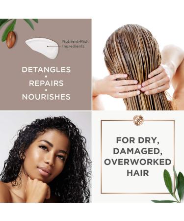 Argan Magic Ultra Hydrating Conditioner - Repairs Dry Damaged Hair - Improves Hair Health - Color Safe - Made in USA - Paraben & Cruelty Free 32oz - Buy Online on SooperMarket.com