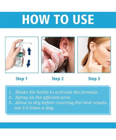3Pcs Natural Ear Cleaning Spray for Safe and Effective Cochlear Blockage Removal 30ml - Buy Online on SooperMarket.com