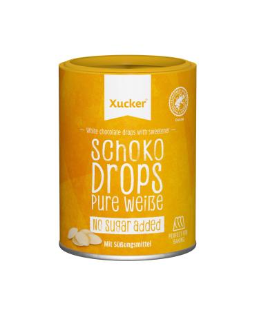 Xucker White Chocolate Drops with xylitol no added sugar - min. 35% cocoa content Chocolate Drops 200 g 200 g (1 pack)