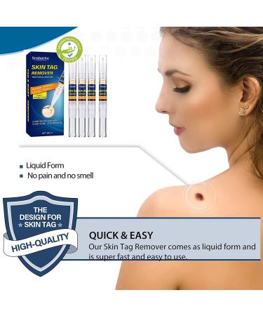Extra Strength Skin Tag Remover | Wart Removal | Tag Dries and Falls Away | Natural Ingredients | All Skin Types - Buy Online on SooperMarket.com