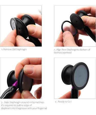 KALLORY Stethoscope Accessories - Replacement Earplugs & Ear Tips for Headphones | International Shipping Available - Buy Online on SooperMarket.com