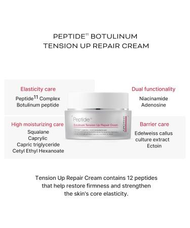 Peptide 11 Botulinum Tension Up Repair Cream 50ml | Anti-Aging Skincare | International Shipping Available - Buy Online on SooperMarket.com