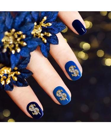RUNRAYAY 40Pcs 3D Dollar Sign Nail Art Charms with Rhinestones Gold Nail Studs Diamonds for Nail Art Accessories Retro Nail Jewelry Decoration for DIY Crafts Nail Decor - Buy Online on SooperMarket.com