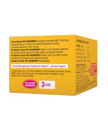 Fem Gold Ultra Cream Bleach 30g - Gentle Skin Lightening & Hair Removal for All Skin Types - Buy Online on SooperMarket.com