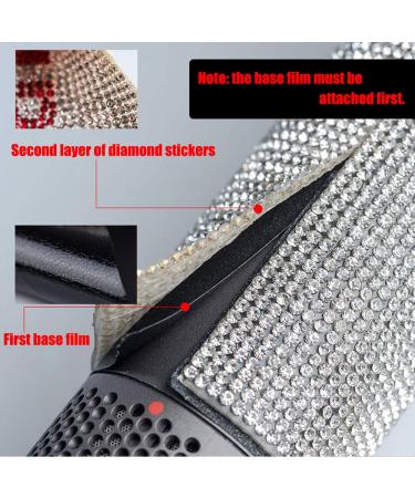 Bright Diamond Sticker Decals for Dyson Supersonic Hair Dryer HD01 HD03 | One Size Pure Diamond - International Shipping Available - Buy Online on SooperMarket.com