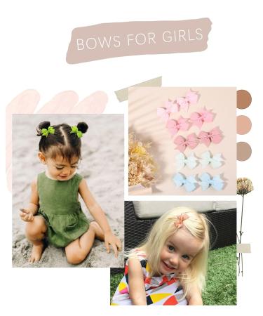 50pcs Grosgrain Hair Clips for Baby Girls - Solid Color Ribbon Mini Loops for Toddlers & Children - Perfect for Newborns & Teens - A50 Set - Buy Online on SooperMarket.com