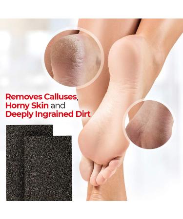 TITANIA Sulphur Pumice - Extra Hard Black 18g | 9.5x4x2 cm | International Shipping Available - Buy Online on SooperMarket.com