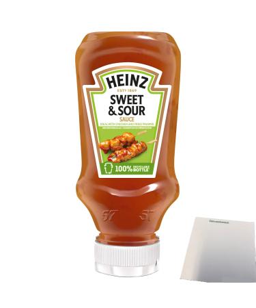 Heinz Sweet & Sour Sauce (Sweet and Sour Sauce 220ml Bottle) + usy Block