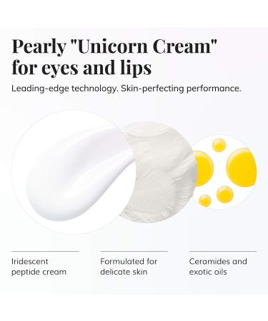 Le Mieux Eye & Lip Cream - Anti Aging Peptide-Infused Moisturizer with Kukui Nut Oil & Ceramide - Buy Online on SooperMarket.com