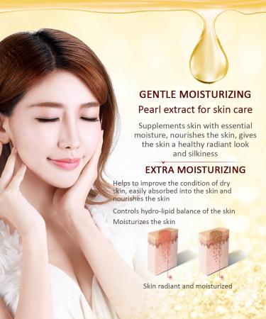 Bioaoua Pure Pearls Eye Cream Essence - Skin Silky & Flawless | Moisturizing & Oil Control - 35g - Buy Online on SooperMarket.com