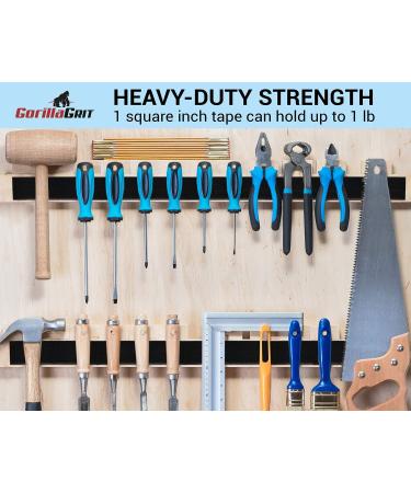 Self-Adhesive Hook and Loop Tape - 15ft x 2 inch Wide - Heavy Duty Sticky Back Tape Fastener Roll - 15ft x 2in - Buy Online on SooperMarket.com