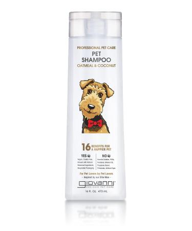 Giovanni Professional Pet Care Pet Shampoo Oatmeal & Coconut  16 fl oz (473 ml)