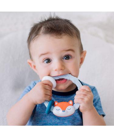 Itzy Ritzy Fox Silicone Teether & Rattle - Perfect for 3+ Months - Buy Online on SooperMarket.com