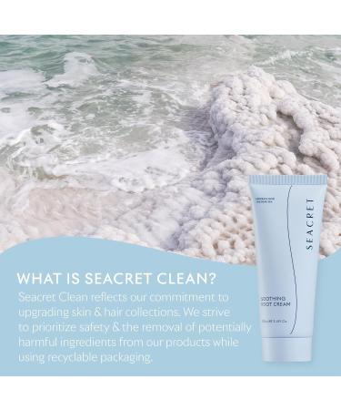 SEACRET Foot Cream with Tea Tree Oil & Dead Sea Minerals - 100ml | Hydrating & Soothing Foot Care for Optimal Health - Buy Online on SooperMarket.com