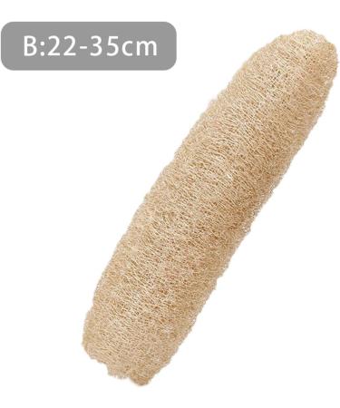Natural Luffa Sponge | Biodegradable Loofah for Skin Exfoliation & Cleaning | Eco-Friendly Kitchen & Bathroom Washers (22-35 cm) - Buy Online on SooperMarket.com