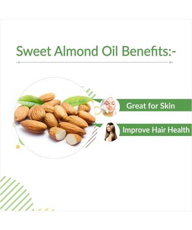 Crysalis Sweet Almond Oil 100% Pure & Natural Undiluted Essential Oil Organic Standard/Cold Pressed for Body & Face Oil Reduces Puffiness & Undereye Dark Circles Skin Toner 30ml Sweet Almond 30 ml (Pack of 1) - Buy Online on SooperMarket.com