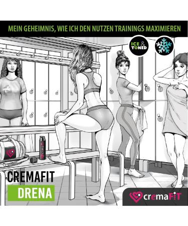 CREMAFIT DRENA Anticellulite Cream - Thermogenic Cold Therapy for Tired Legs 150ml | Reduces Water Retention & Swelling - Buy Online on SooperMarket.com