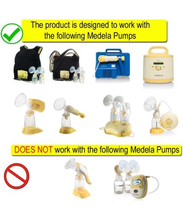 Maymom 1-Piece Breast Shield with Valve and Membrane for Medela Pumps - 25mm Medium (Transparent) - Buy Online on SooperMarket.com