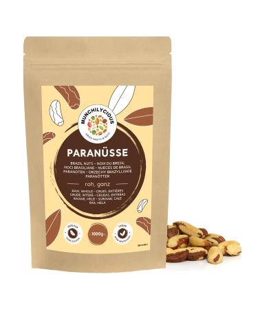 Brazil Nuts 1kg by Munchilycious raw Brazil nuts nut snacks keto perfect for cereal bowls smoothie bowls or porridge 1 KG