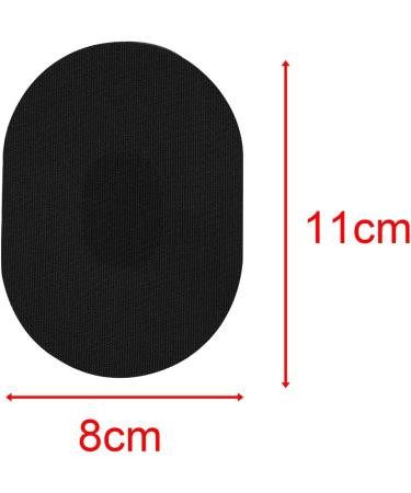 Milageto 10x Sweatproof Sports Stickers - Non-Slip Patches for Fitness Cycling & Climbing - Black Overpatch Tapes - Buy Online on SooperMarket.com