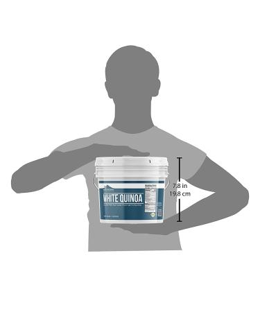 Earthborn Elements White Quinoa 1 Gallon - Gluten-Free, Raw, Vegan - 7 lb Resealable Bucket - Buy Online on SooperMarket.com