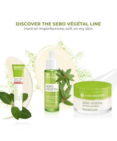 Yves Rocher Zero Blemish Gel Cream for Oily Acne Prone Skin | Mattifying & Pore Tightening | 1.6 fl oz - International Shipping Available - Buy Online on SooperMarket.com