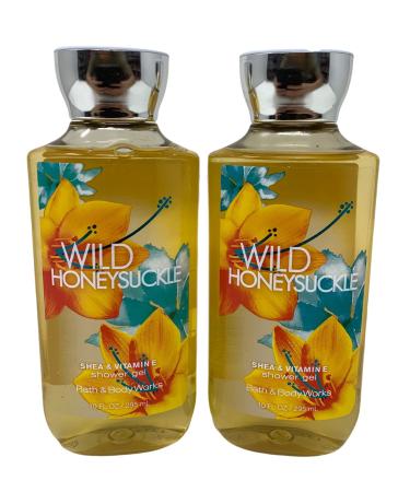 Bath & Body Works Wild Honeysuckle Shower Gel 10 Oz SET of TWO
