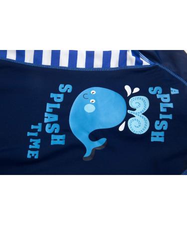 BONVERANO Baby Boys Swimsuit UPF 50+ Long Sleeve Whale One Piece 18-24 Months - Buy Online on SooperMarket.com