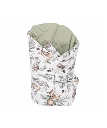 Baby Swaddle Wrap Blanket/Newborn Cotton Swaddling Sleeping Bag 0 to 3 Months (Forest) 37