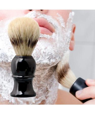 Magidaal Synthetic Hair Shaving Brush - Black PP Handle 3.7 Inch Hairdressing Accessory for Wet Shaving - Buy Online on SooperMarket.com