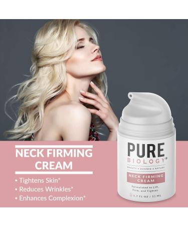 Premium Neck Firming Cream for Wrinkles | Hyaluronic Acid, Vitamin E & C | Anti-Aging Moisturizer for Face, Body, Chin & Chest - Buy Online on SooperMarket.com