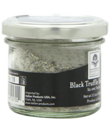 Black Truffle Sea Salt 10% - Premium Truffle Salt for Cooking & Finishing (3.5oz) - Buy Online on SooperMarket.com